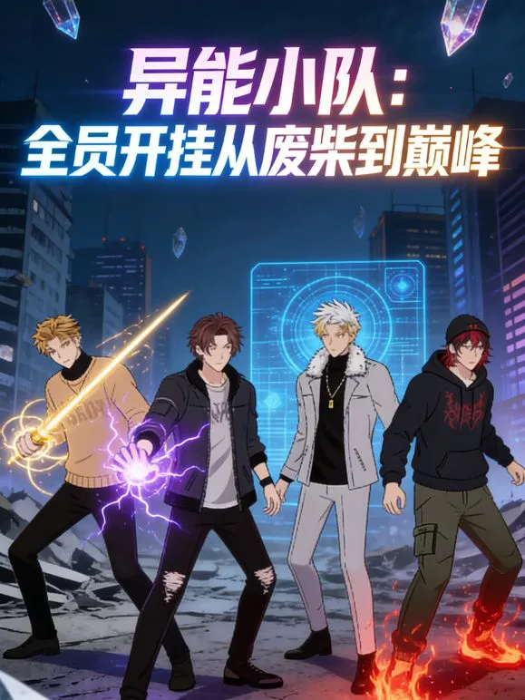 异能小队，全员开挂从废柴到巅峰动态漫画